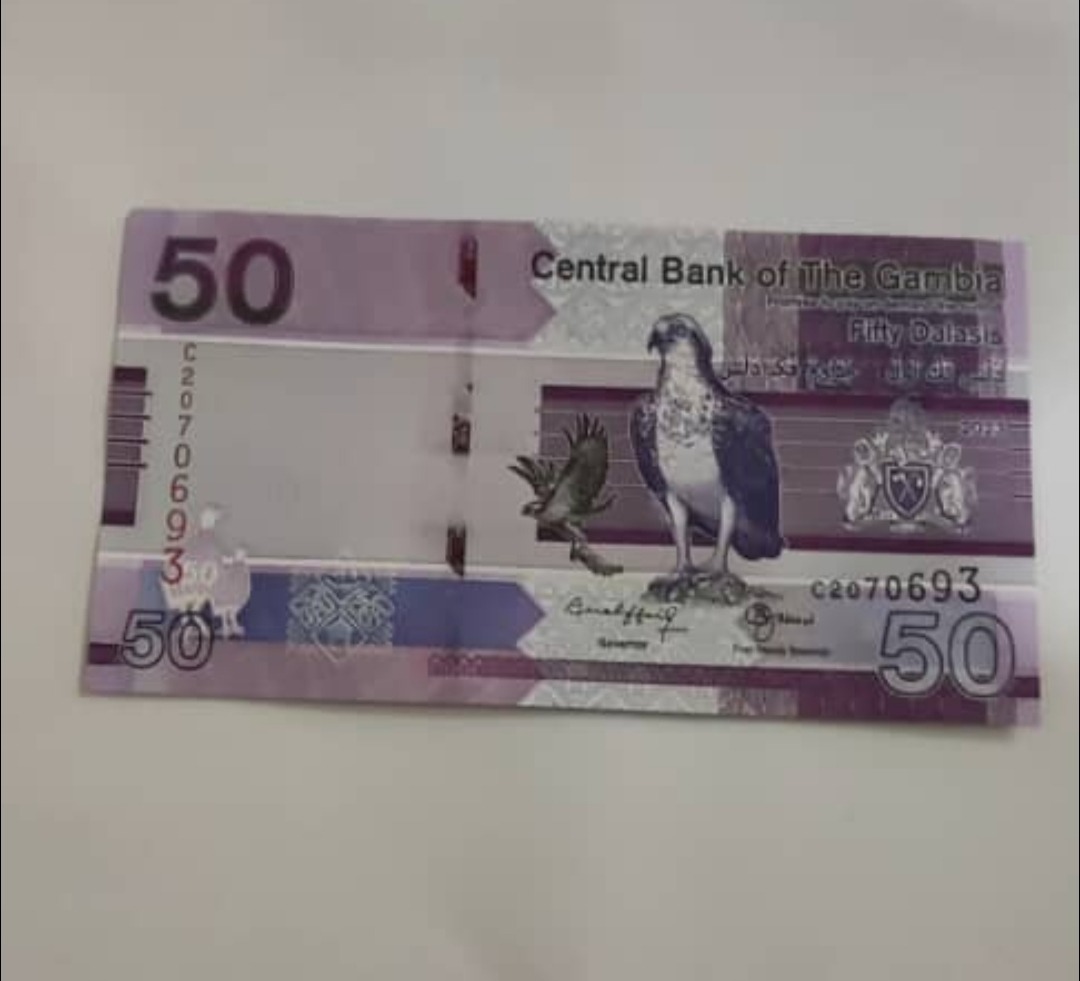 اسکناس 50 دالاسی گامبیا