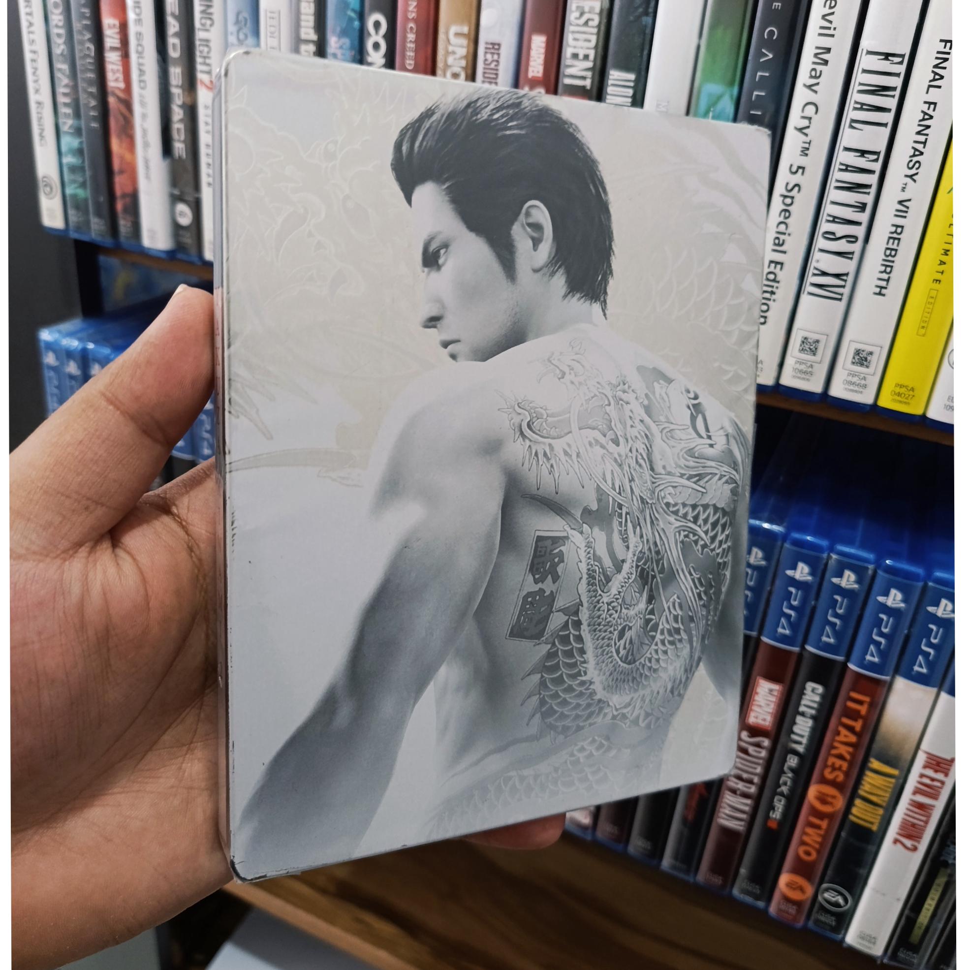 Yakoza steelbook ps4 کارکرده درحد