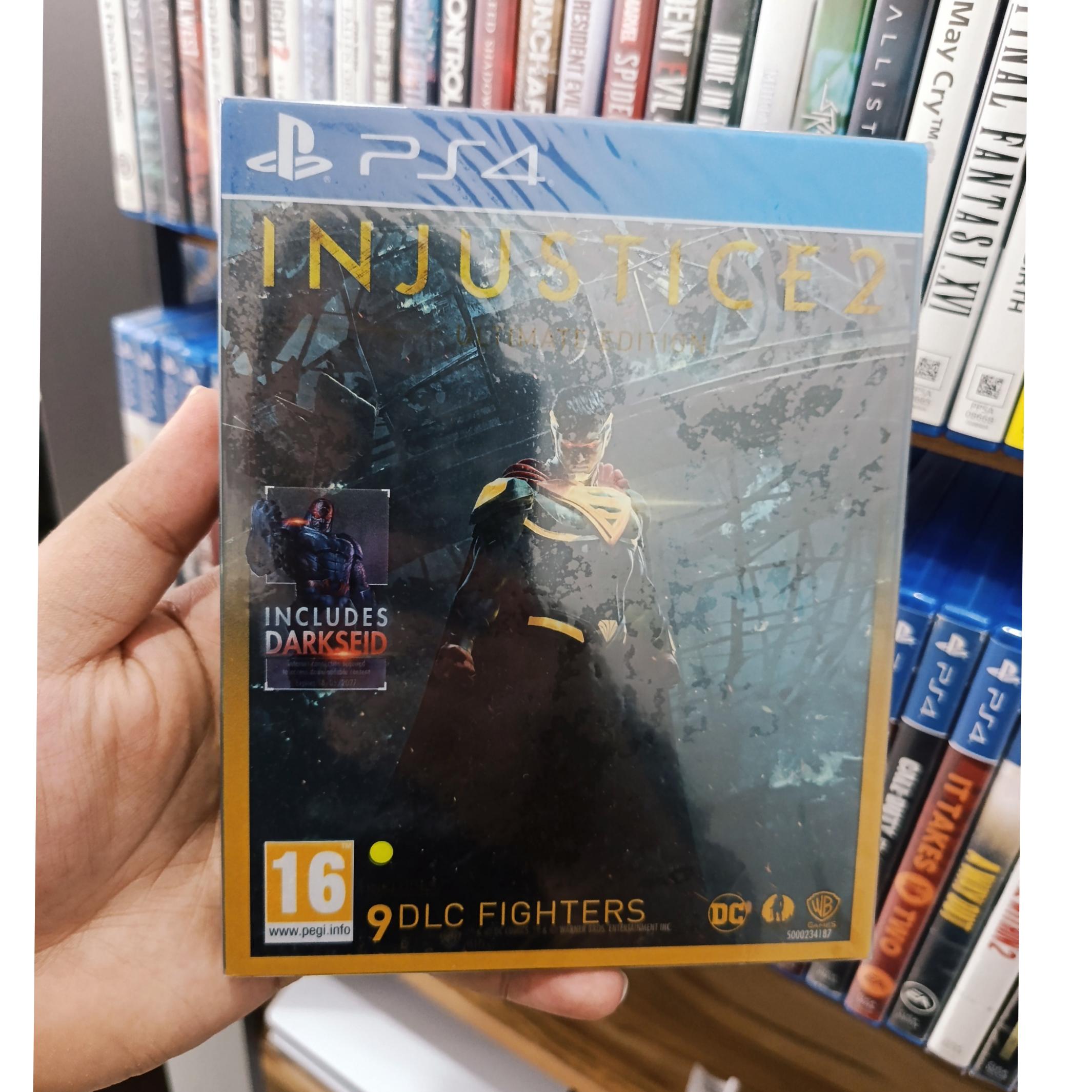 Injustice 2 steelbook ps4 فقط پلمپ باز شده