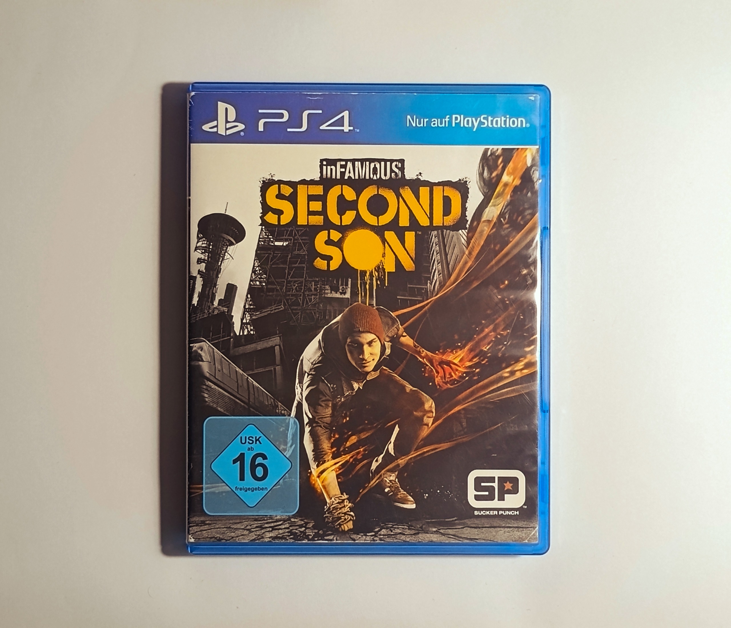 Infamous second son PS4 دیسک آینه در حد نو