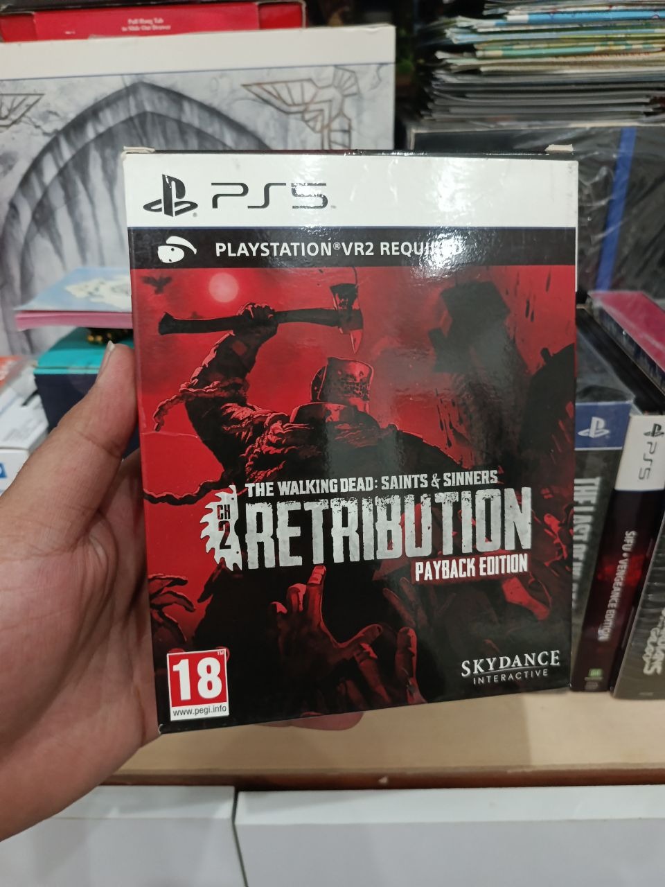 Walking dead vr ps5 نایاب ( استیل بوک اسپشیال)