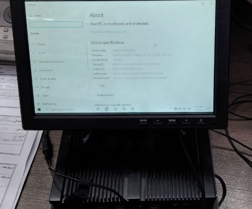 مینی کیس و مینی مانیتور