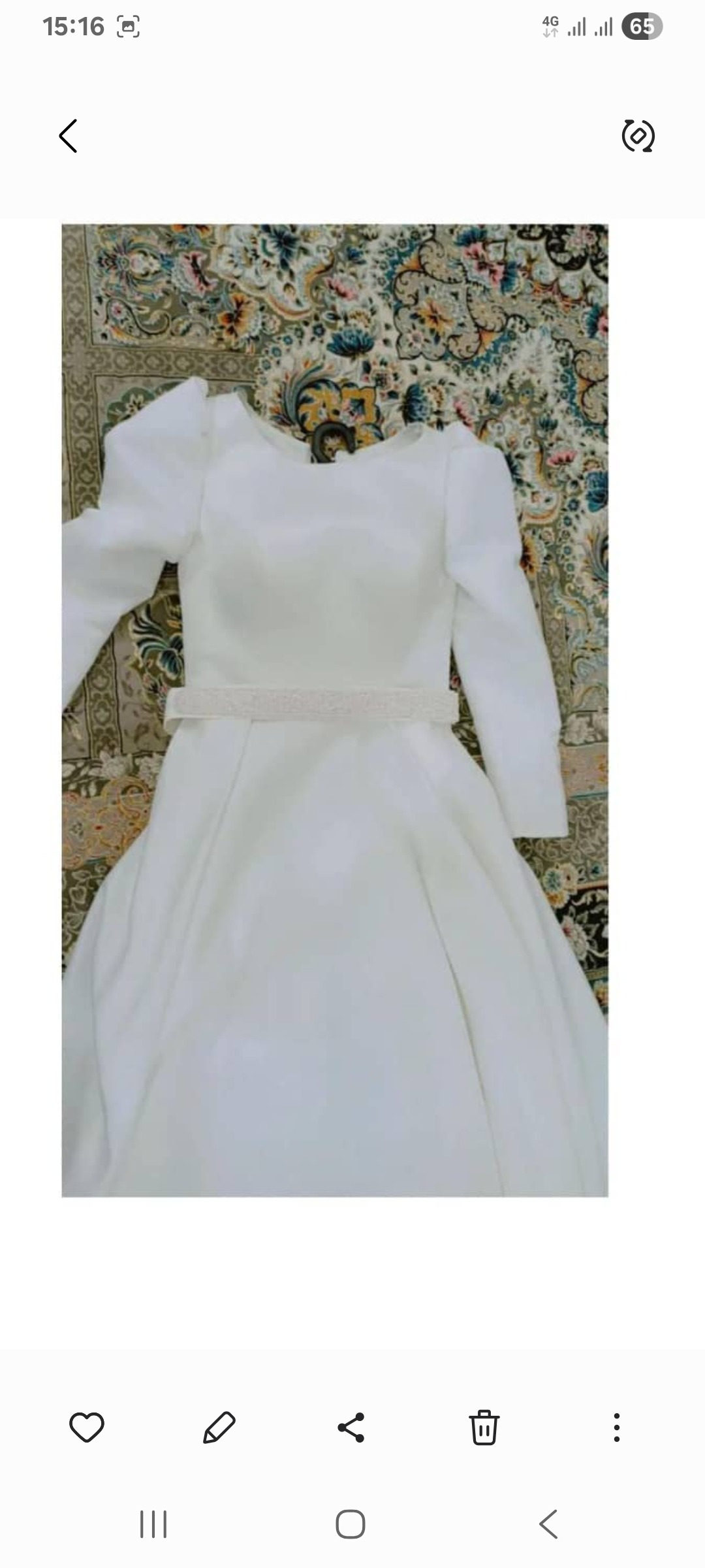 لباس عقدی تن نخورده