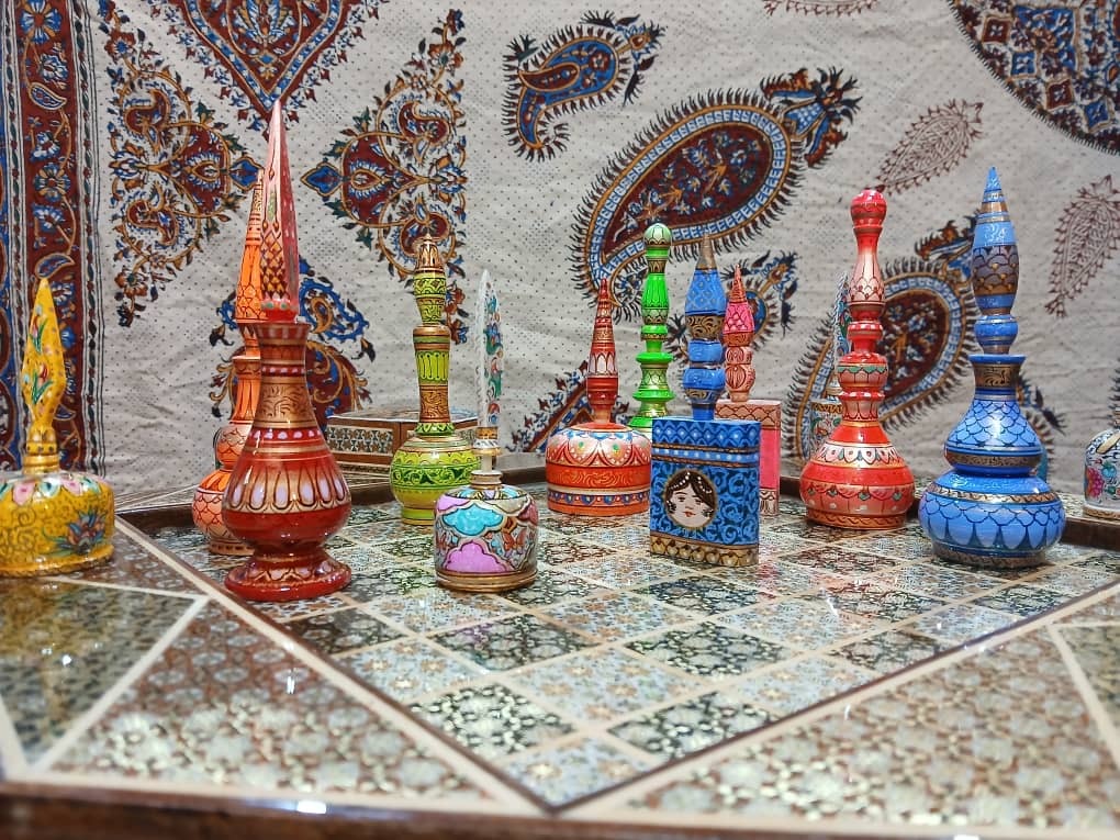 سرمه دان چوبی مینیاتور