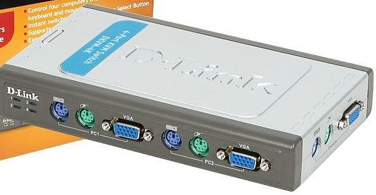 kvm سوییچ 4 پورت با کابل