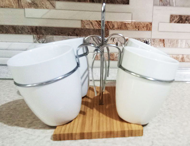 ماگ 4 نفره با پایه