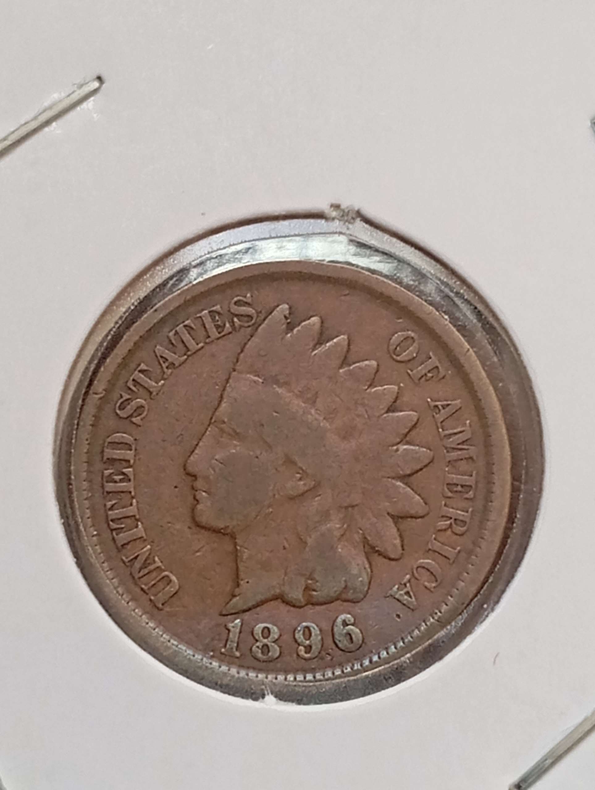 سکه کمیاب و قدیمی وان سنت سرخپوست1896