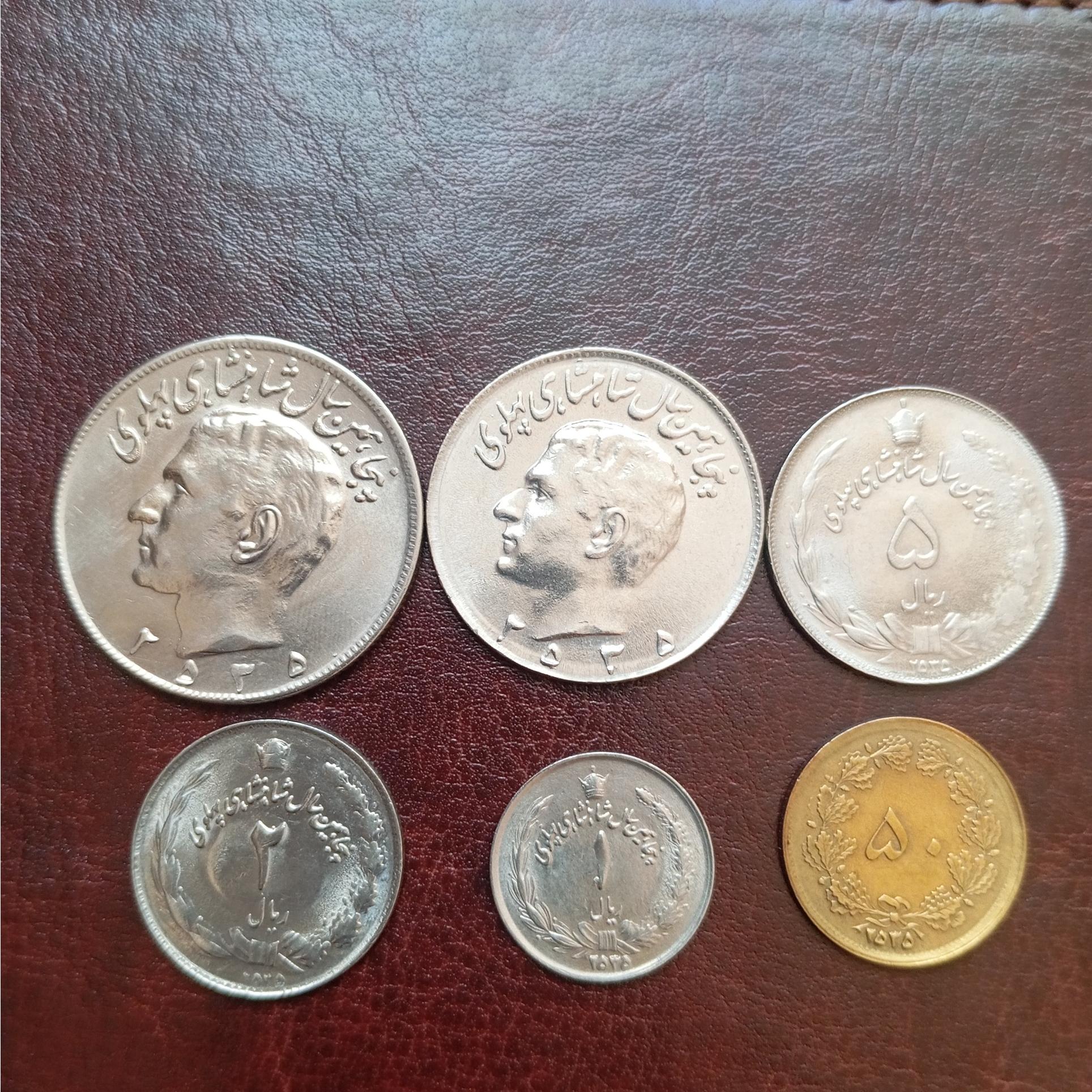 ست سکه های 2535 پنجاهمین سال پادشاهی