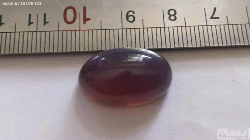 عقیق سوسنی طبیعی پررنگ و استثنایی