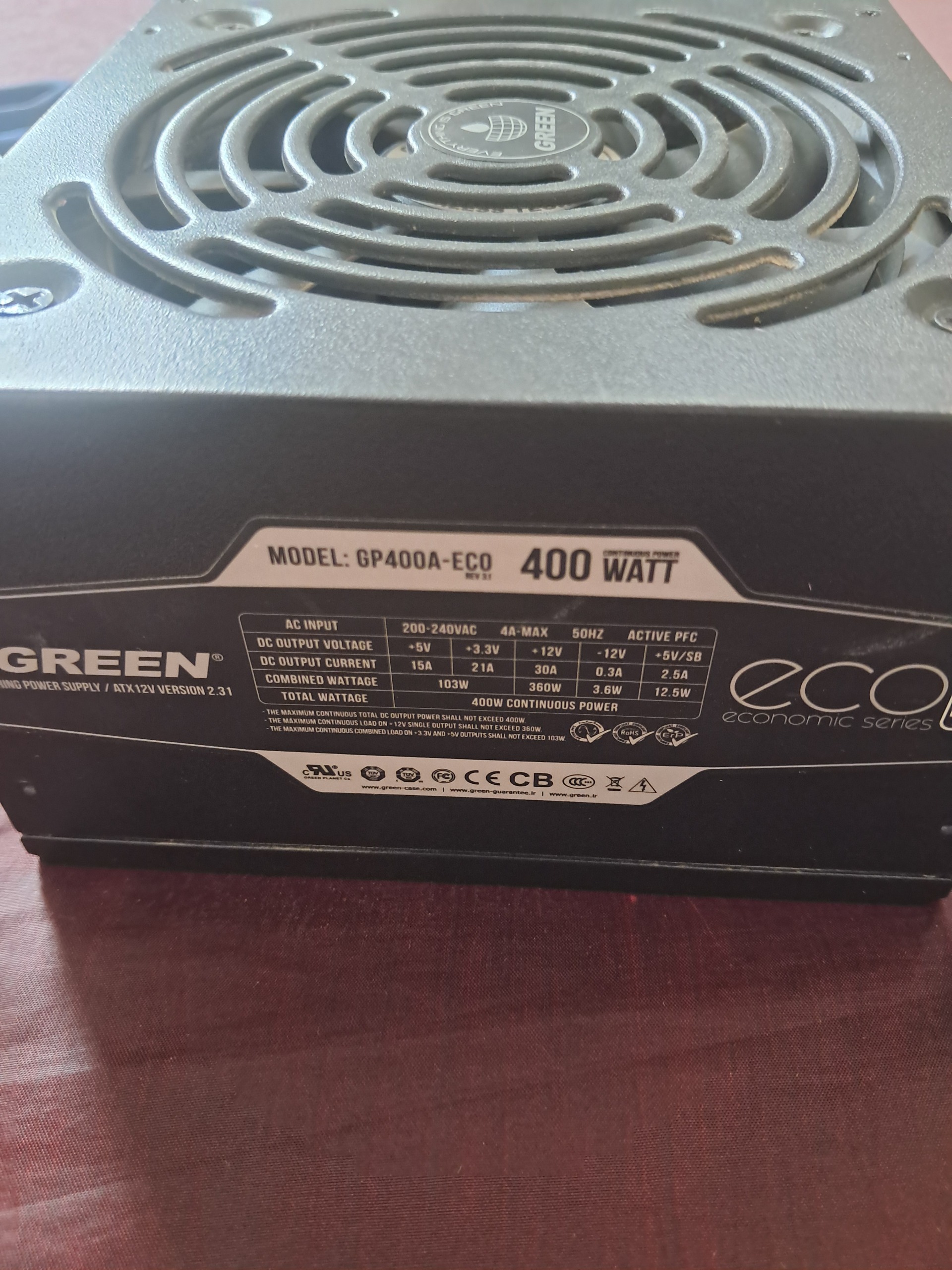 GREEN ECO 400w 8pin