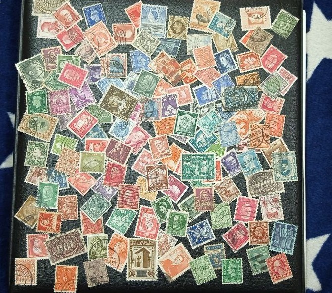 140 تمبر باطل کلاسیک خارجی 100 ساله