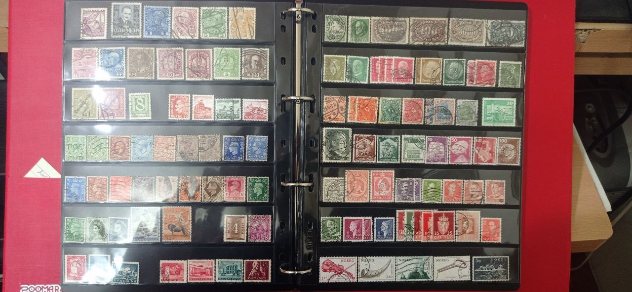 200 تمبر خارجی کلاسیک مهر خورده مطابق تصاویر