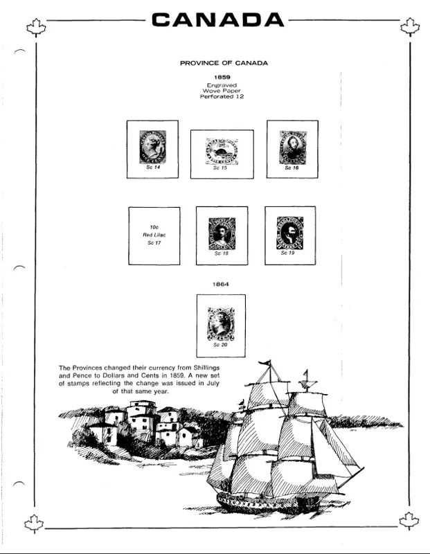 آلبوم مصور با توضیحات کانادا 1851-2009