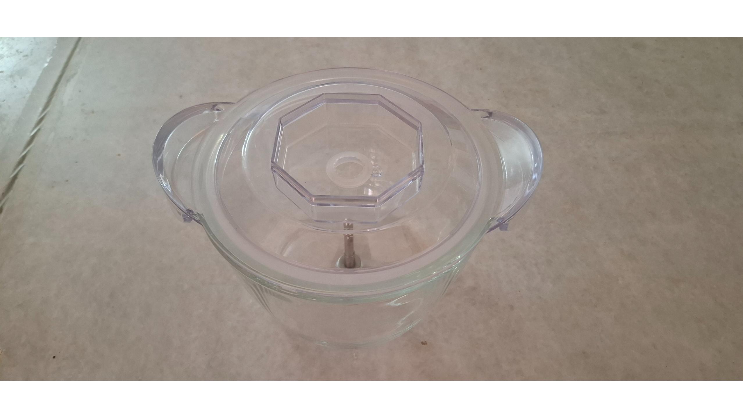 ظرف شیشهای غذا ساز کاملا نو