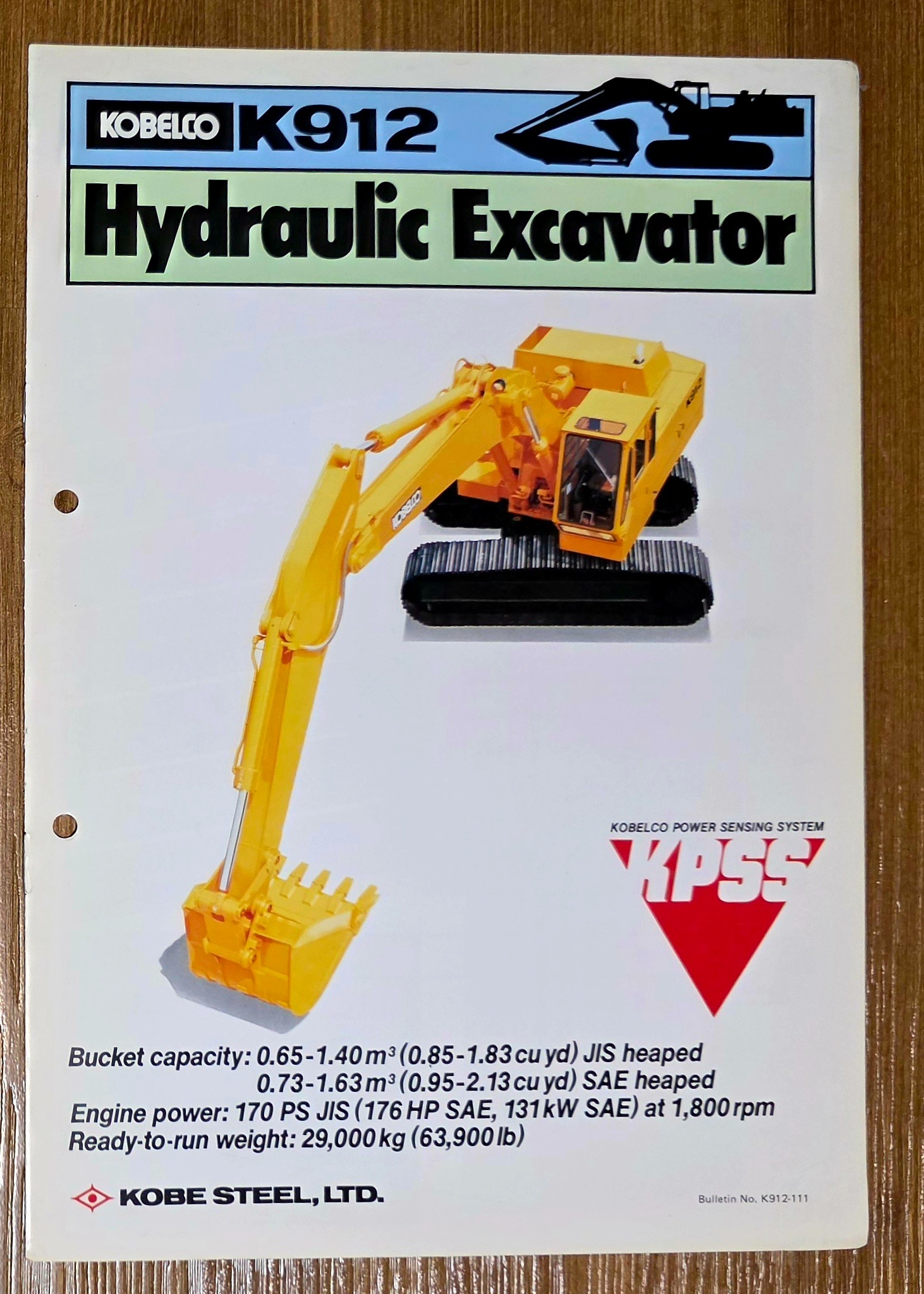 کاتالوگ جرثقیل KOBELCO _ مدل K912