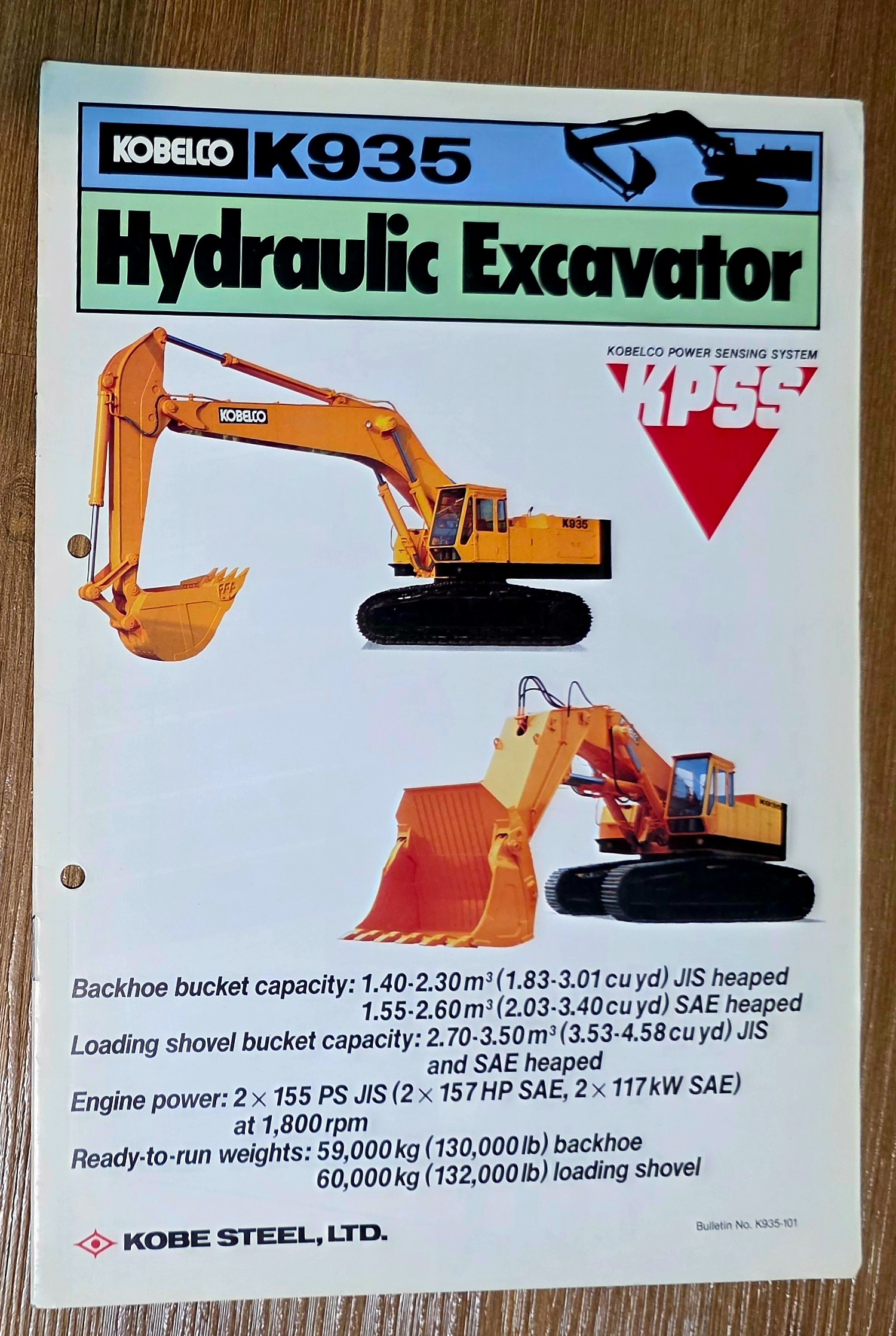 کاتالوگ جرثقیل KOBELCO _ مدل K935