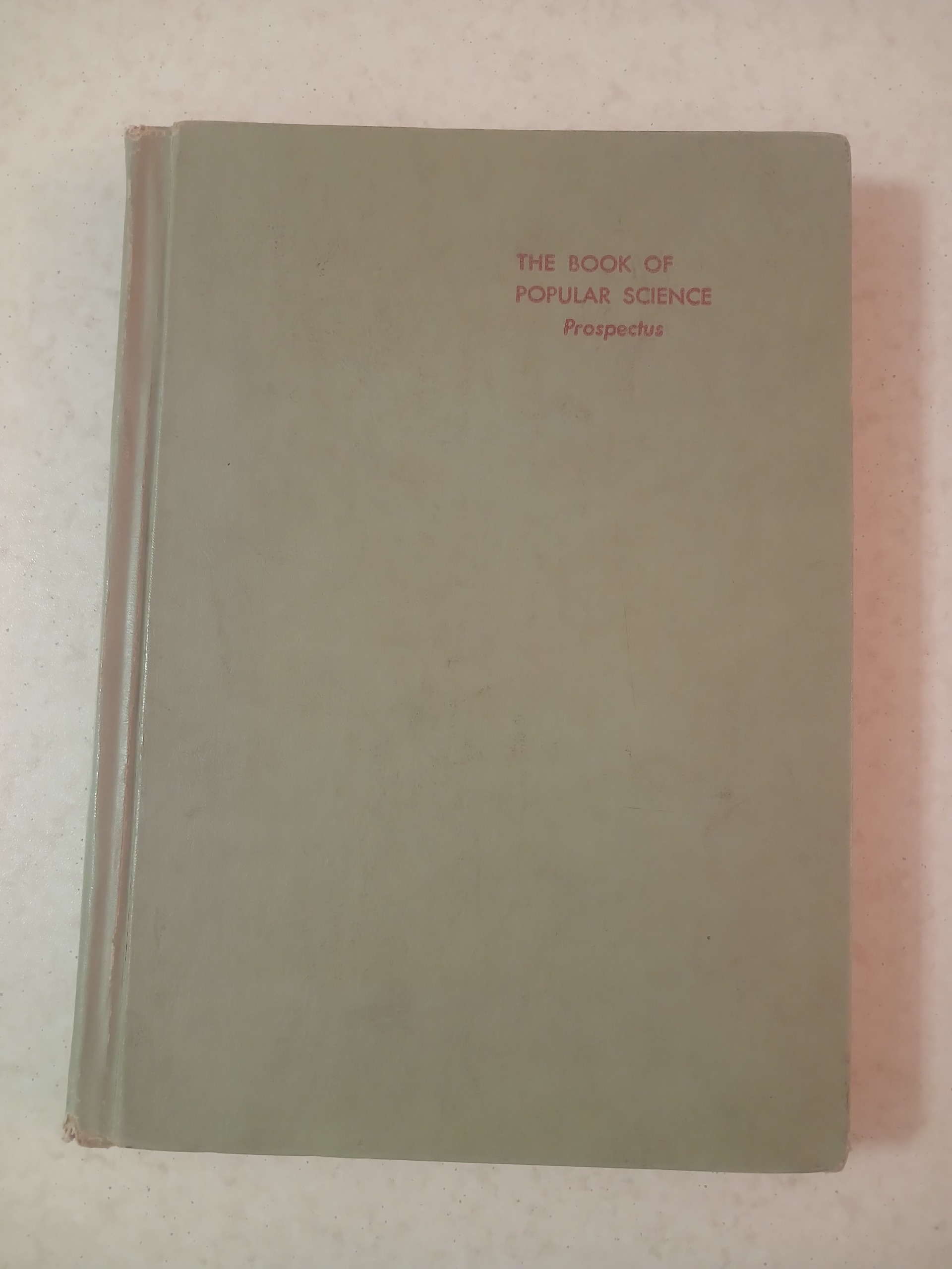 THE BOOK  OF POPULAR SCIENCE