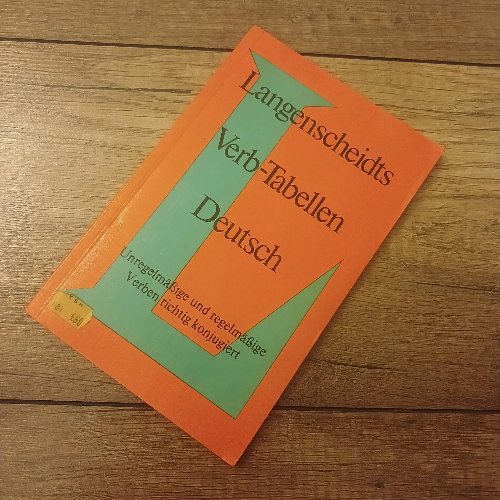 Langenscheidts Verb Tabellen Deutsch