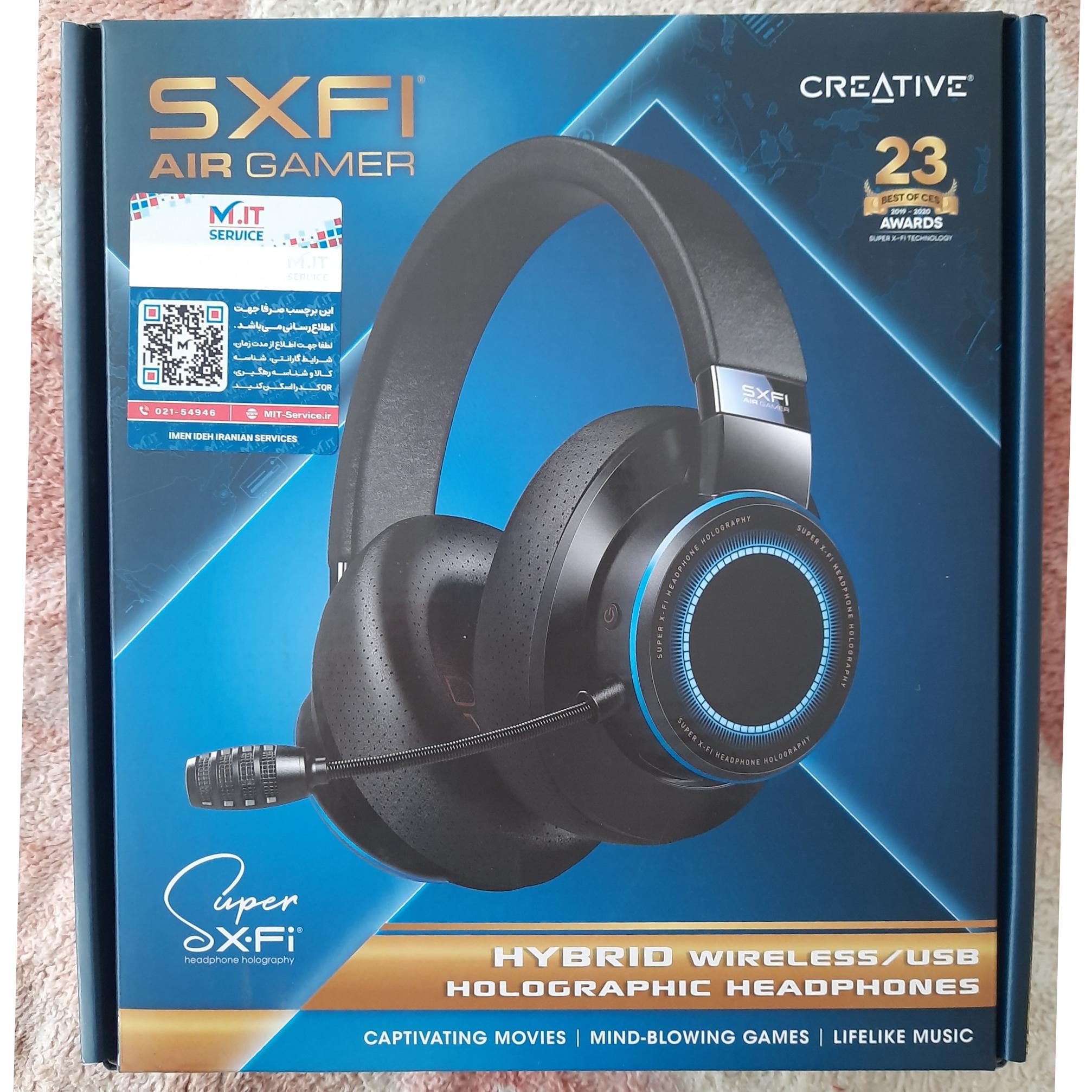 هدست Creative sxfi air gamer آکبند