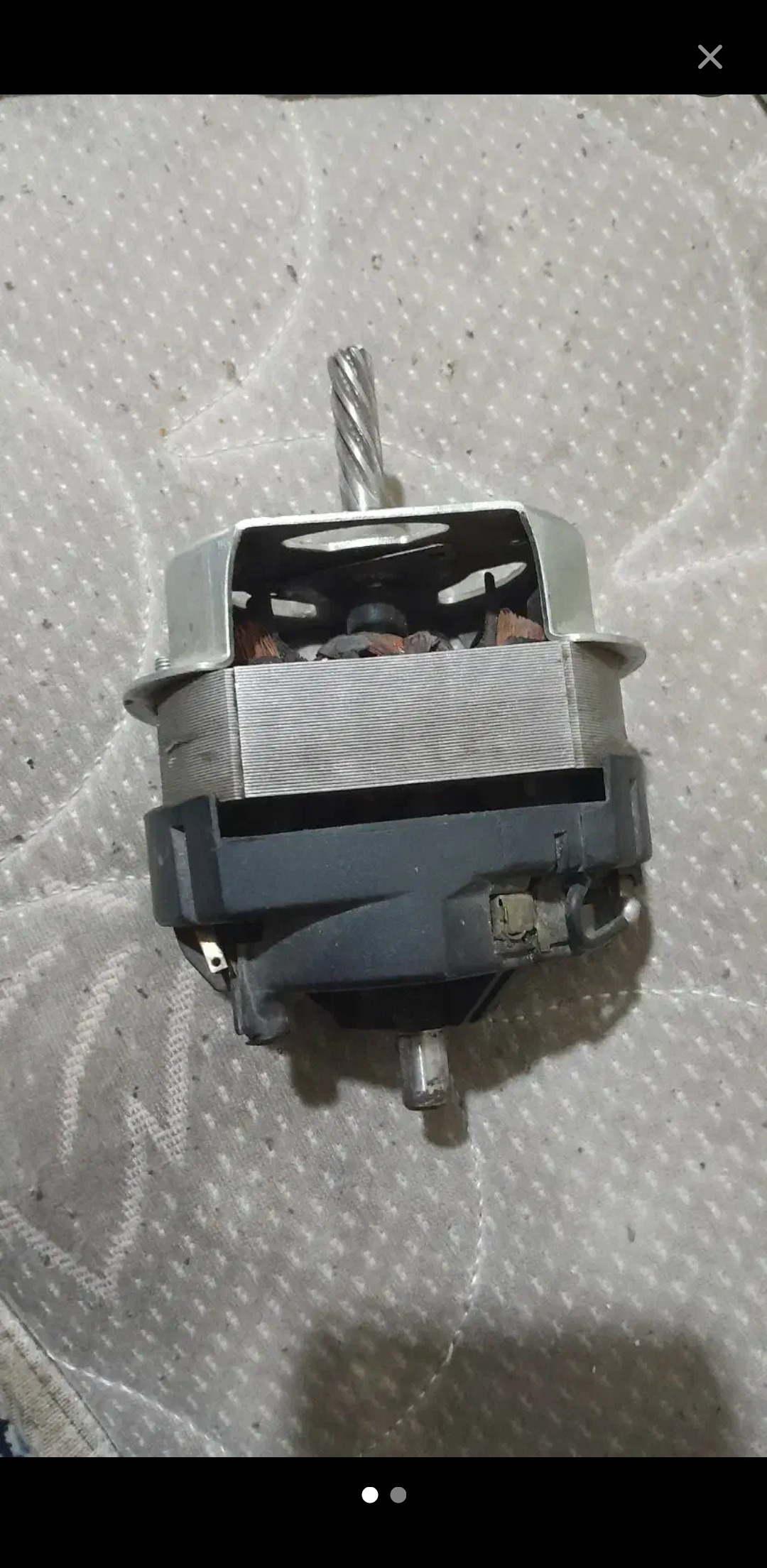 موتور و آرمیچر چرخ گوشت ناسیونال G38