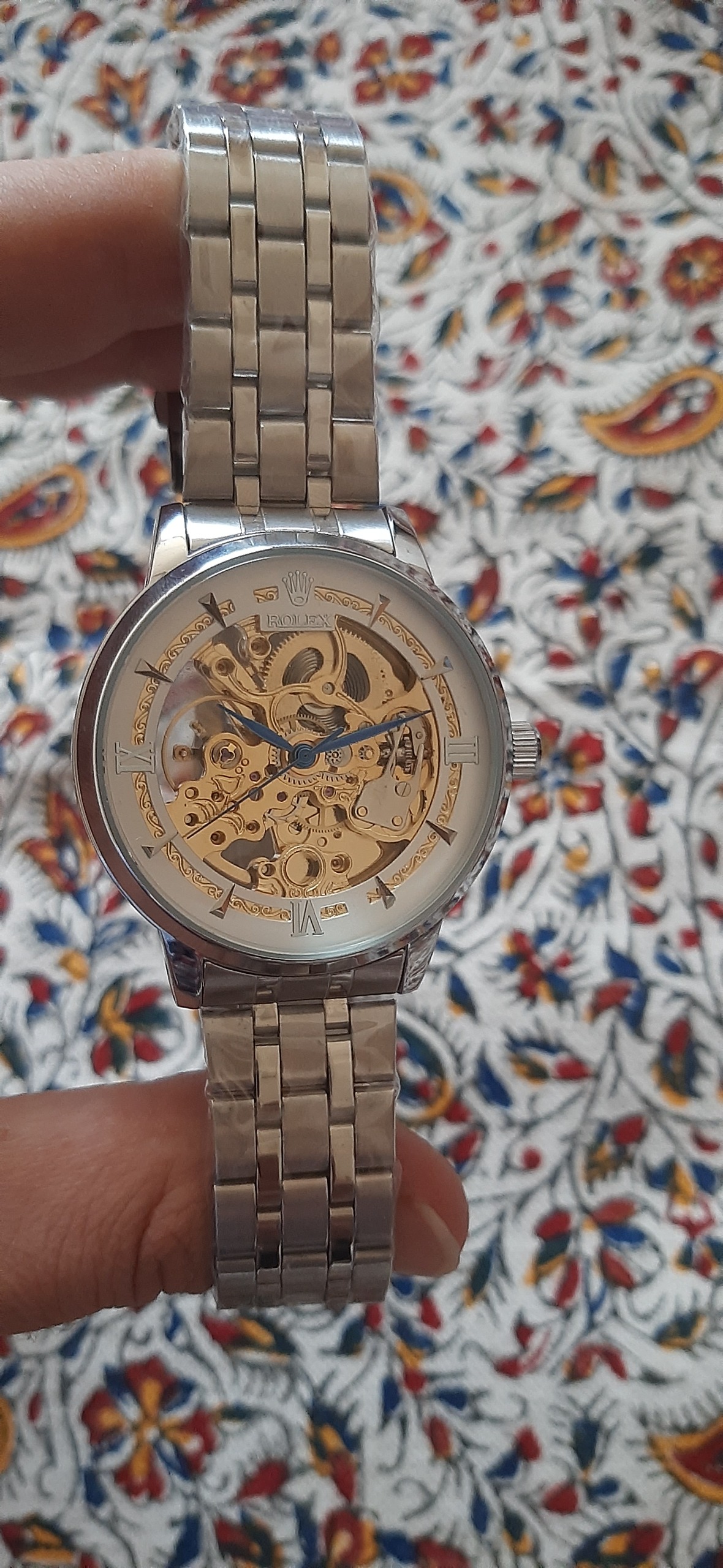 ساعت رولکس اتوماتیک موتور پیدا اسکلتون