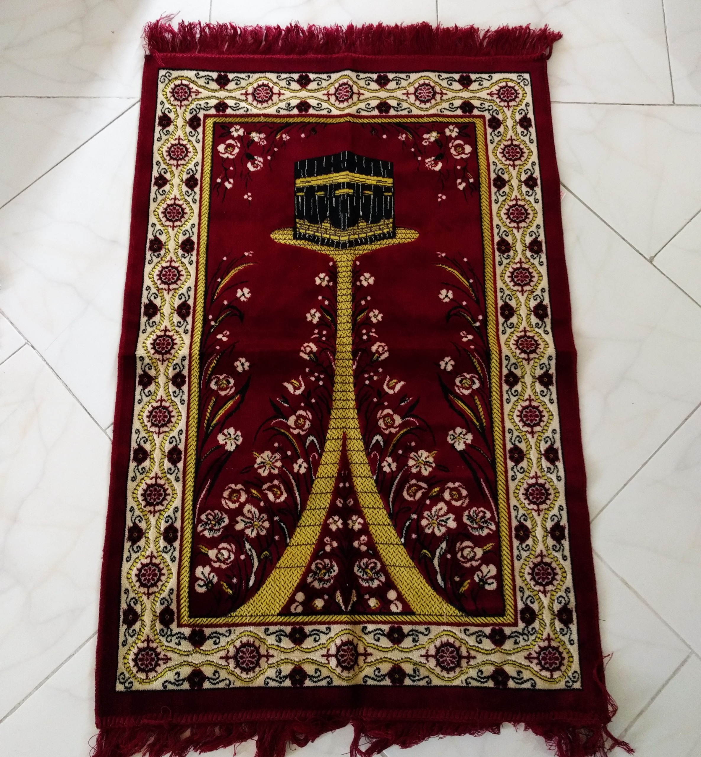 سجاده مخمل ترک بزرگ کاملا نو