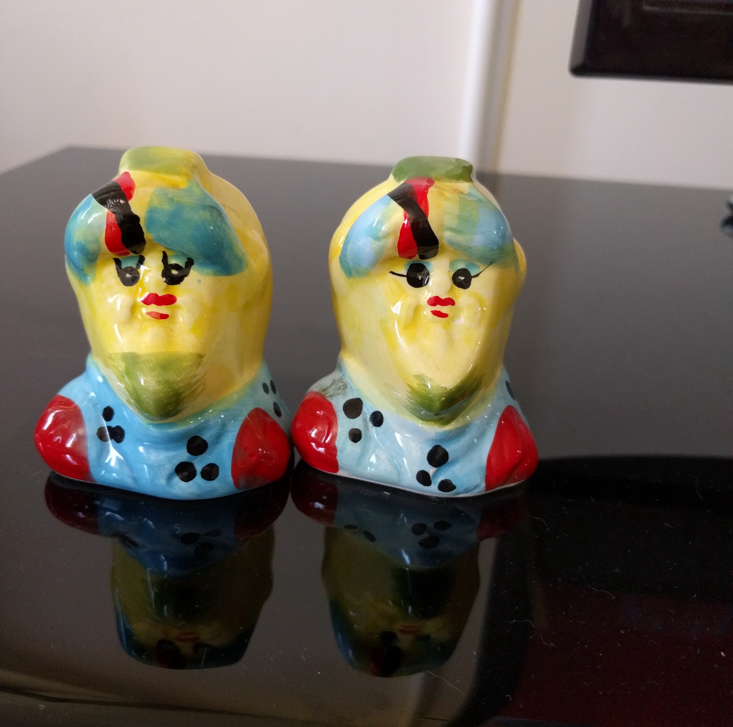 جفت نمکدان نمکدون قدیمی کلکسیونی