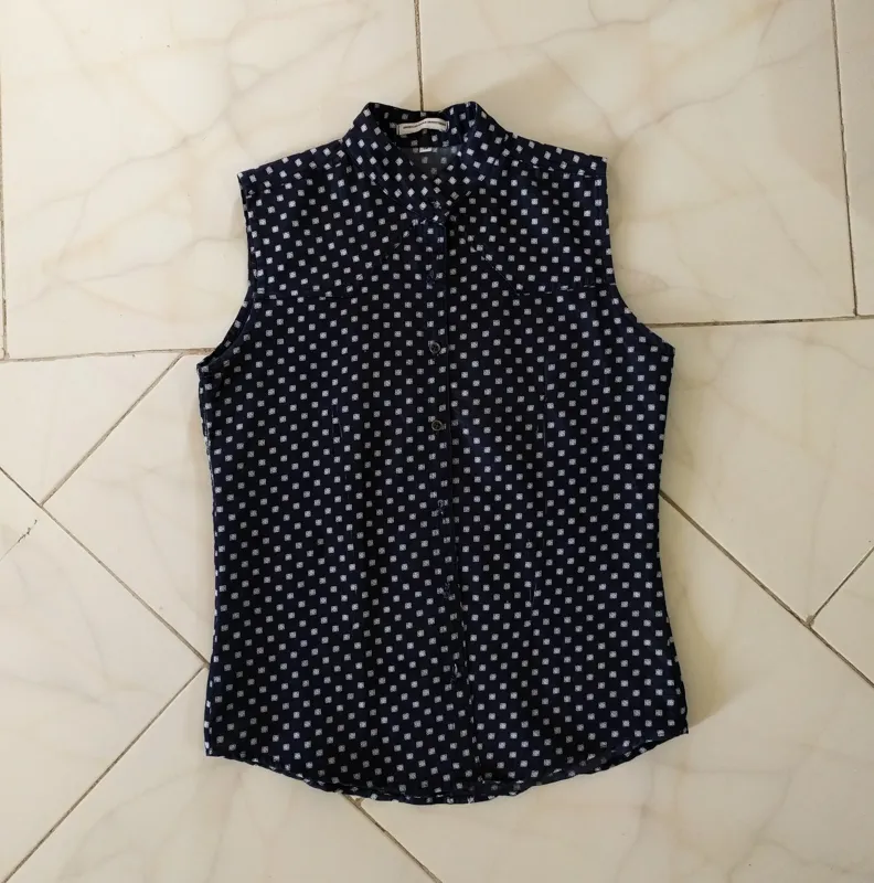 شومیز خارجی سرمه ای شیک برند American Eagle