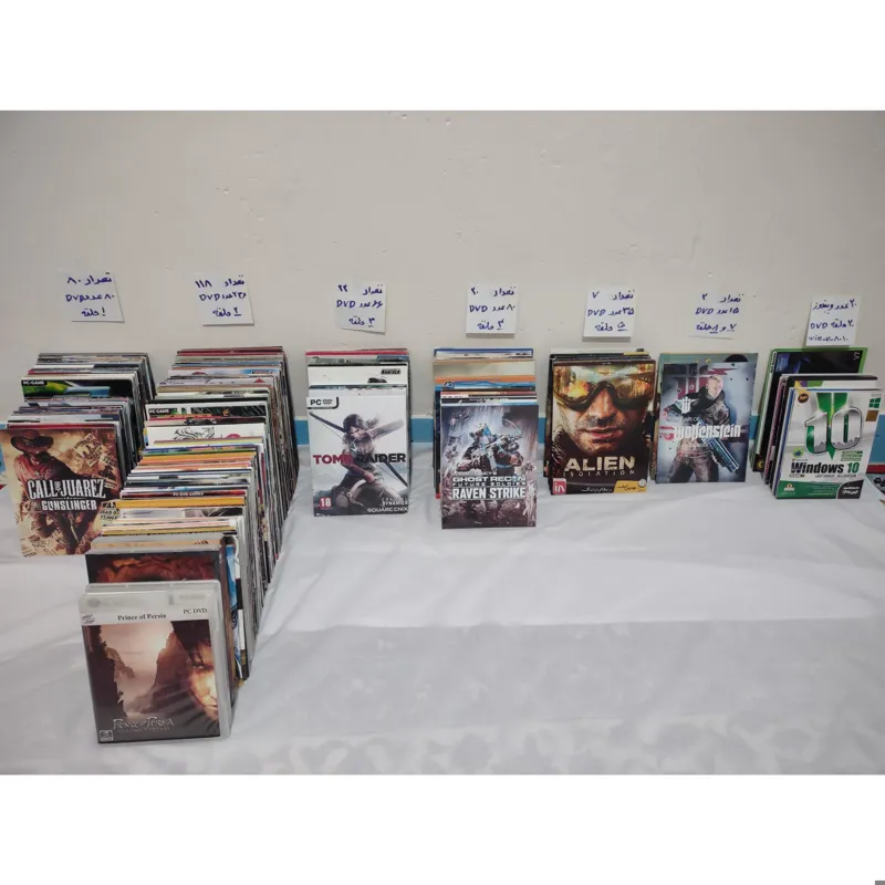 بازی کامپیوتر عمده، لوح dvd به قیمت مفت