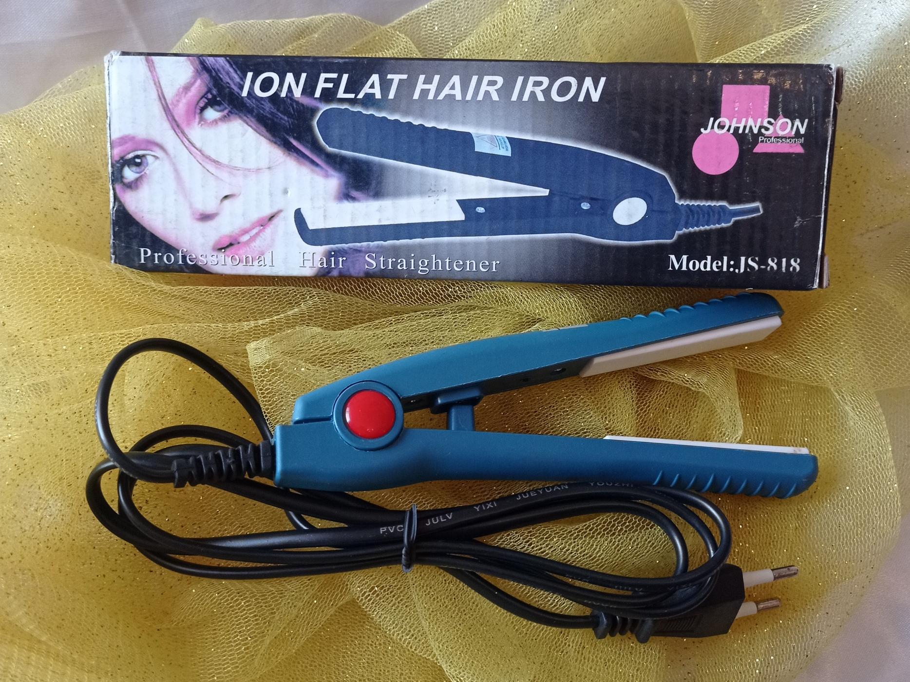 اتوی مو سرامیکی کوچک جانسون ( کد هفت )