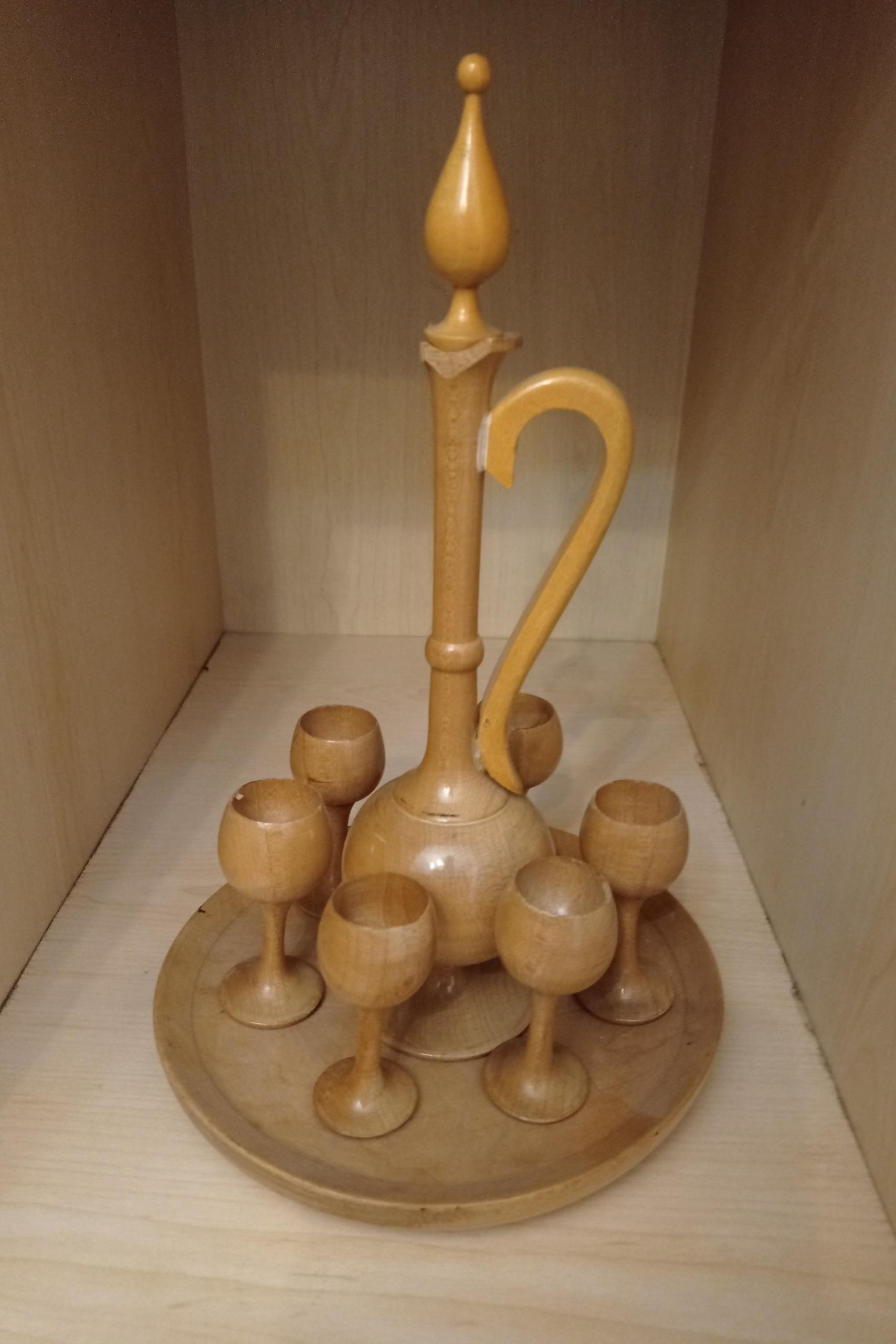 جام و قدح چوبی قدیمی