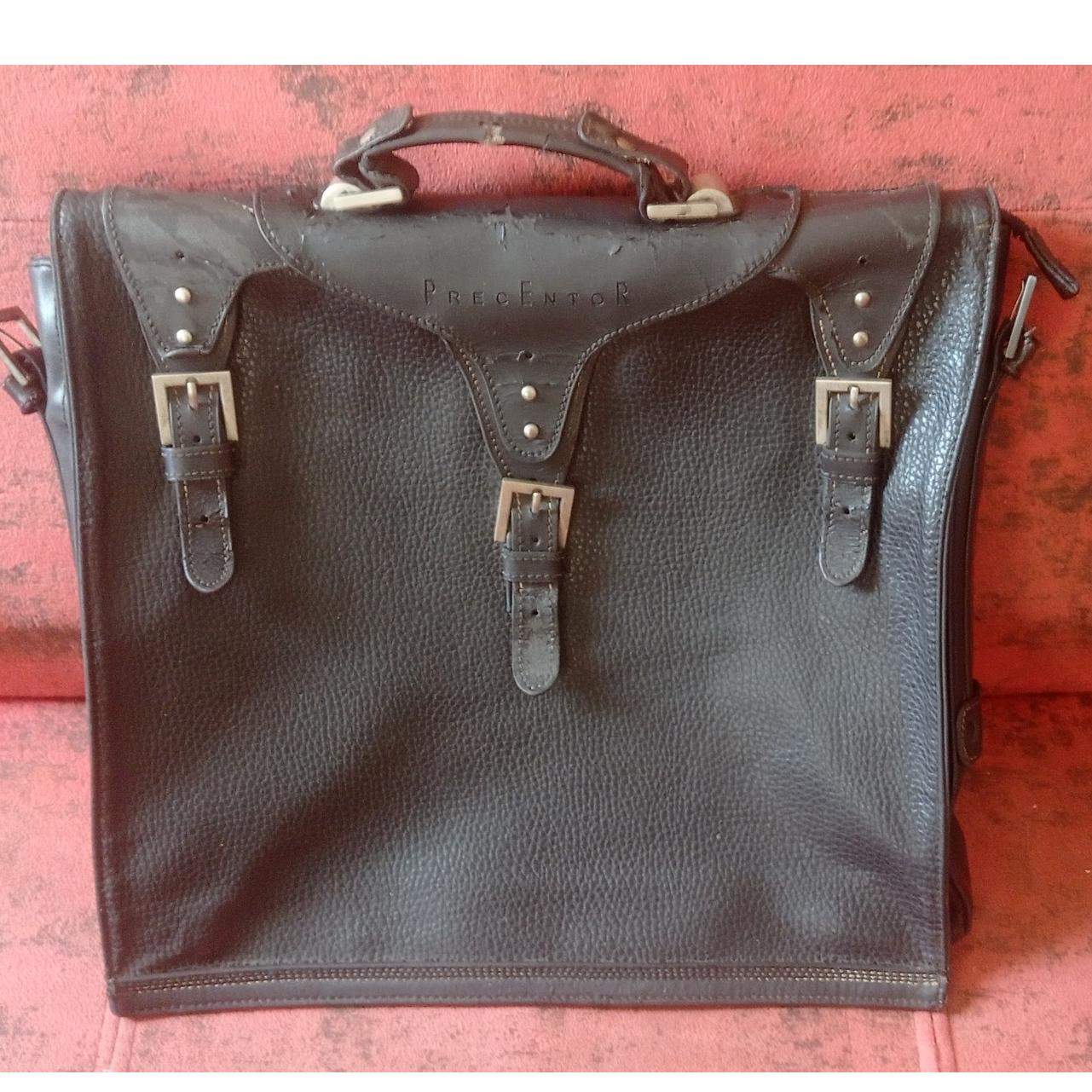 کیف دستی اداری چرم مشکی