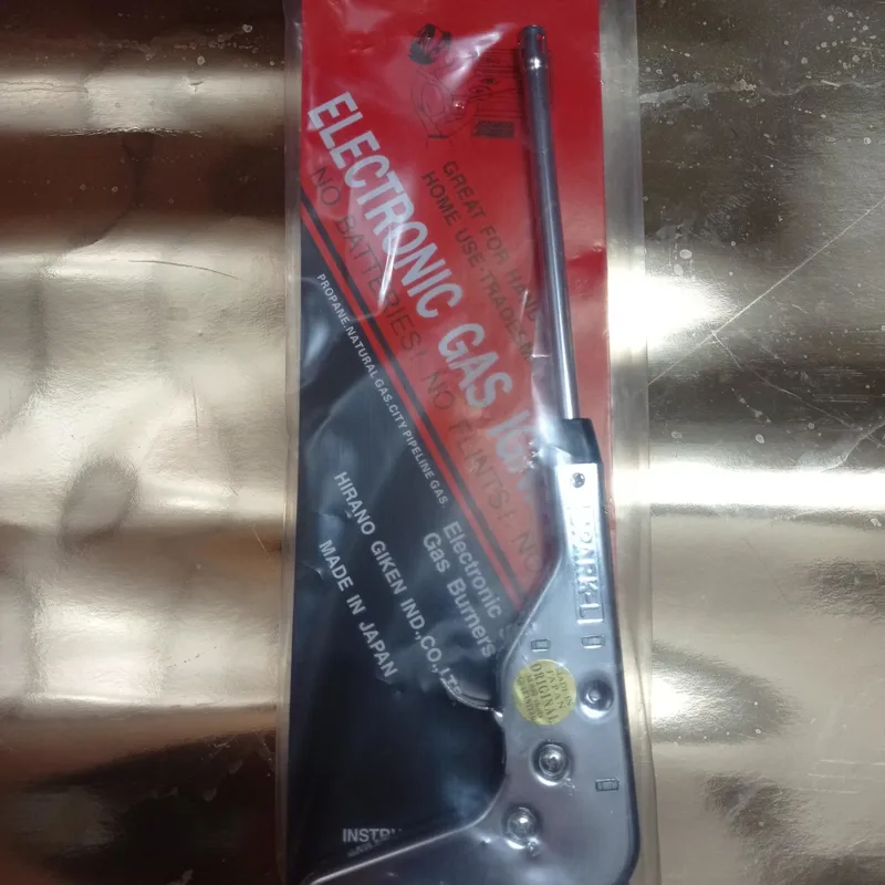 فندک اتمی ژاپنی لوله بلند استیل جرقه زن ( کد یک )