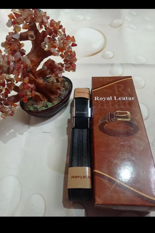 کمربند مردانه رویال چرم ( کد 37 )