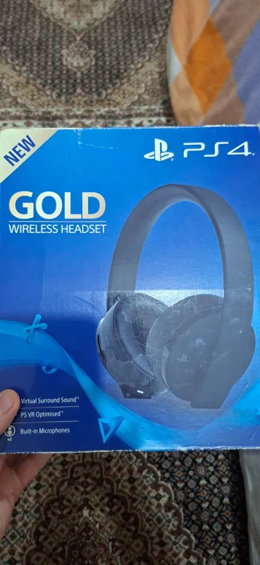 هدفون ps4 مدل گلد