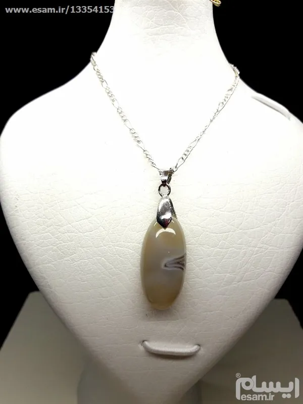 مزایده گردنی عقیق سلیمانی درجه 1 فاخر