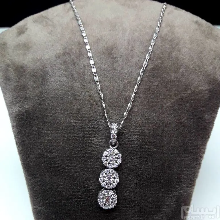 مزایده گردنی تمام دستساز نگین کاری تایلندی