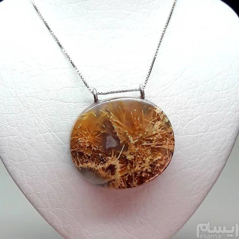 فروش جنجالی گردنی عقیق رتایل دار درجه یک فاخر