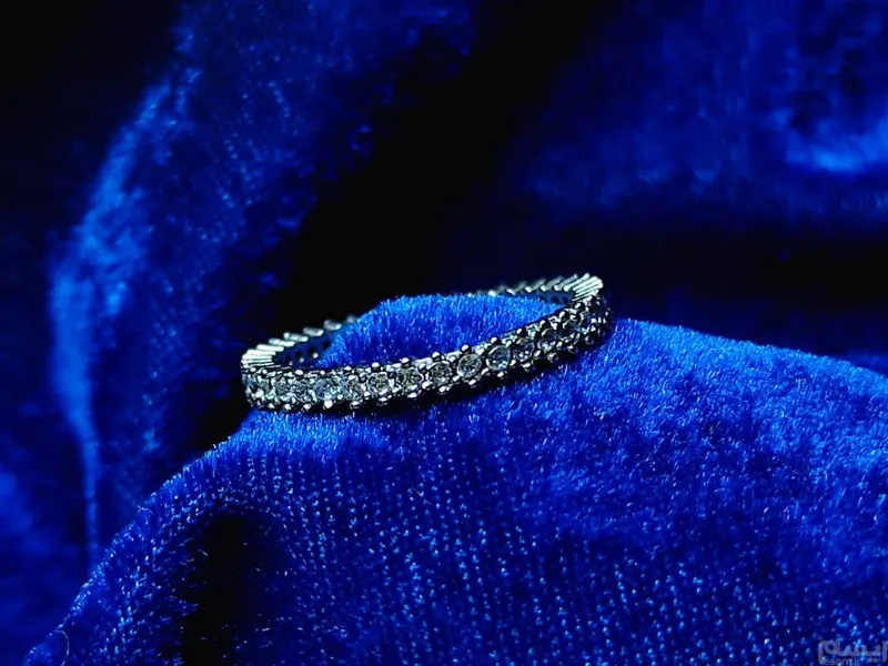 انگشتر زنانه ایتالیایی آب سفید دستساز