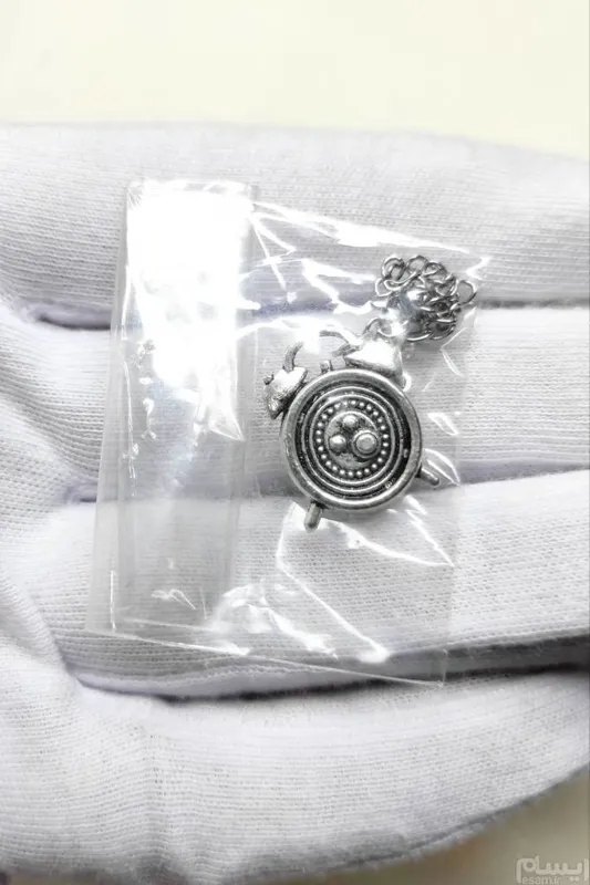 آویز ساعت استیل رنگ ثابت طرح ساعت