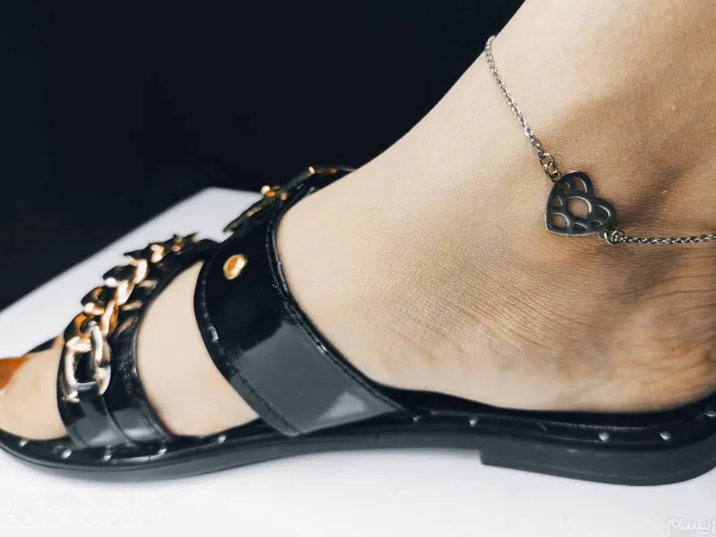 پابند نقره طرحدار جدید دستساز خارجی