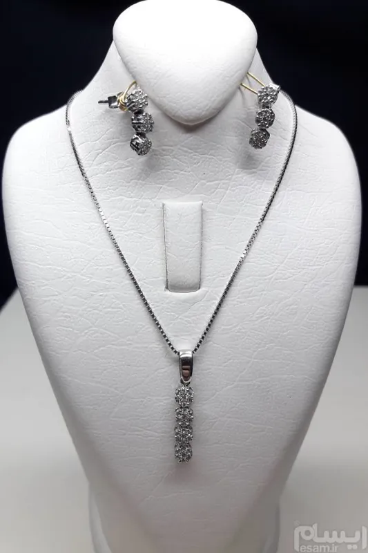 نیم ست فلاور خارجی تایلندی دستساز آب آب طلا سفید