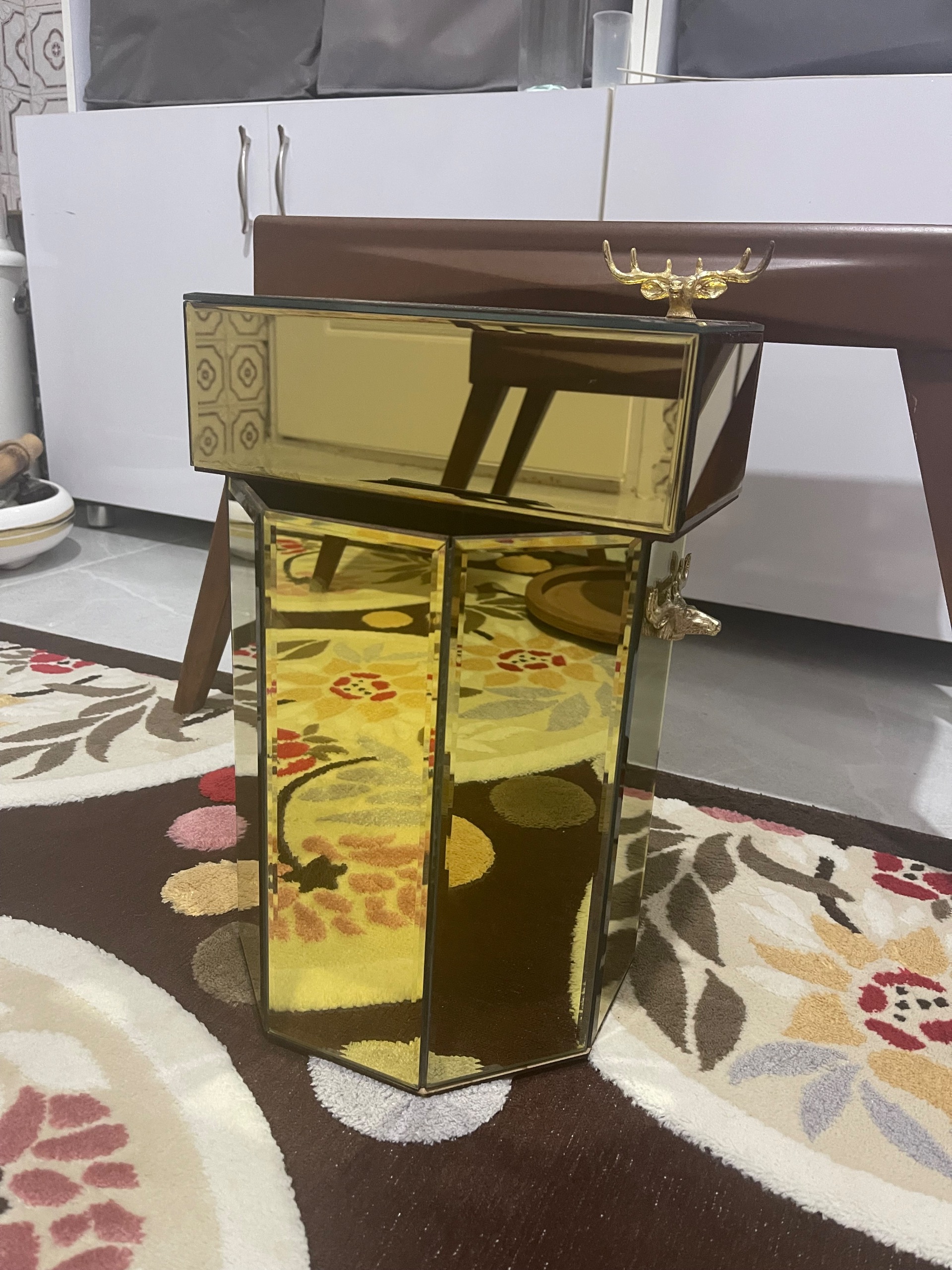 سطل و جا دستمال آینه ای