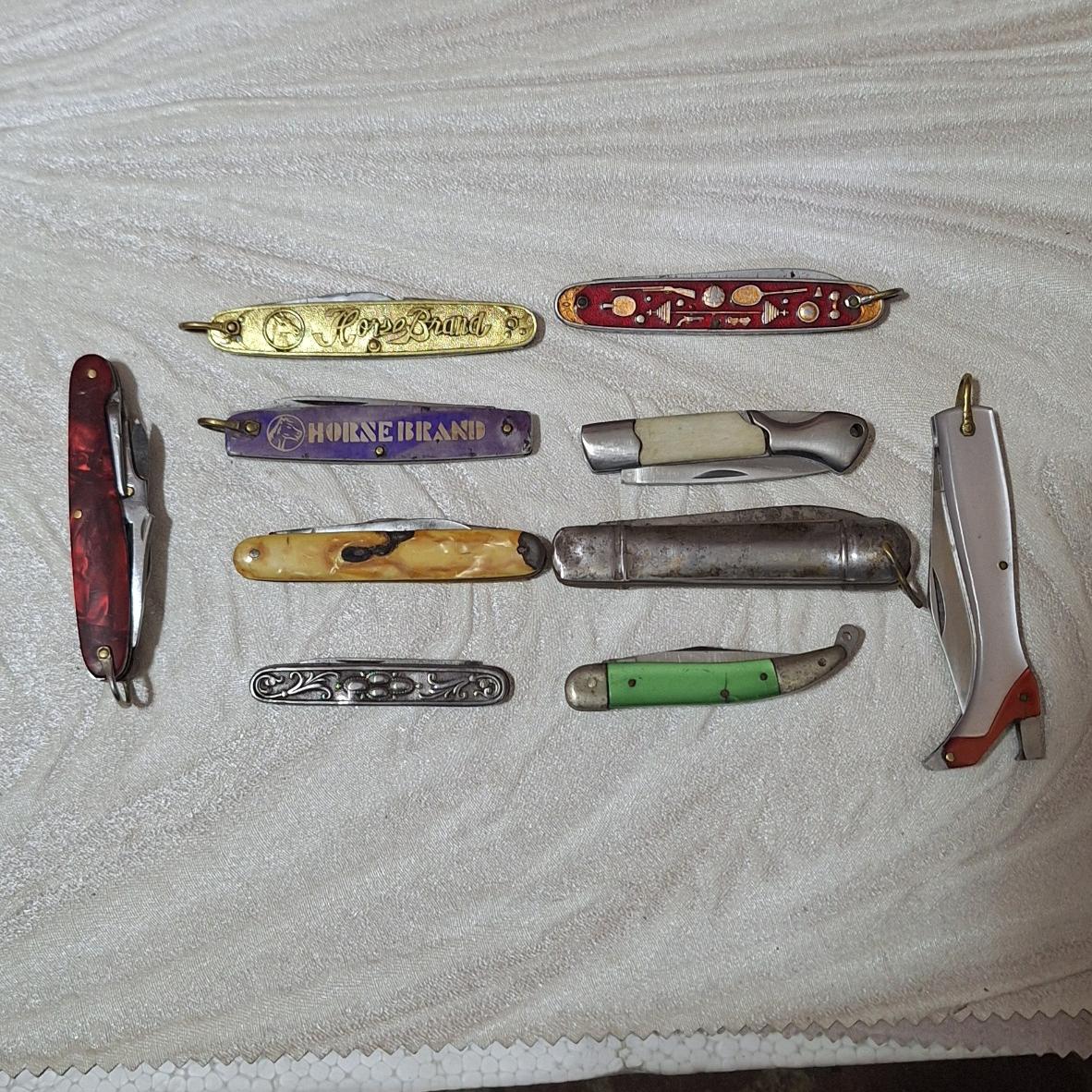 10عدد چاقو کهنه