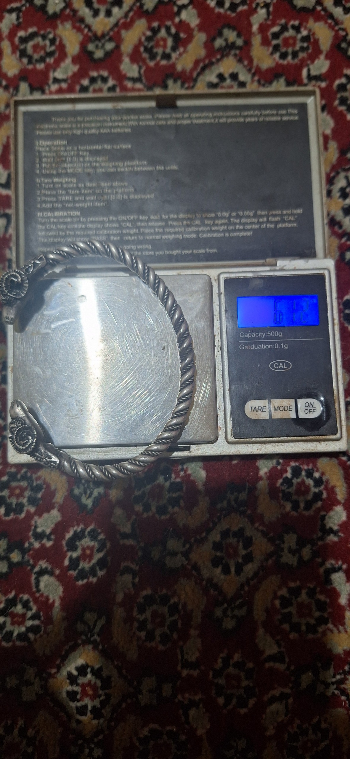 دستبندنقره کلکسیونی دست ساز