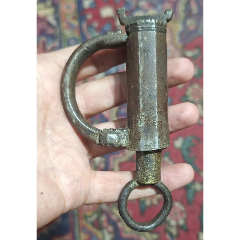 قفل قاجاری کله اژدها کمیاب