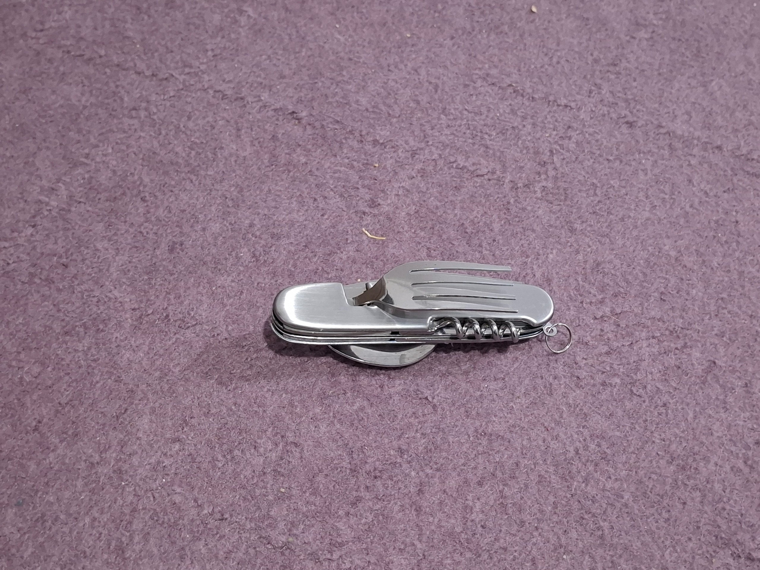 قاشق و چنگال چند کاره مسافرتی