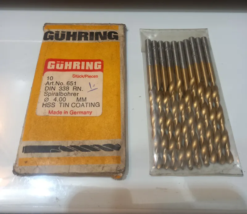 مته نمره 4  HSSگورینگ طلایی بسته 10 عدی