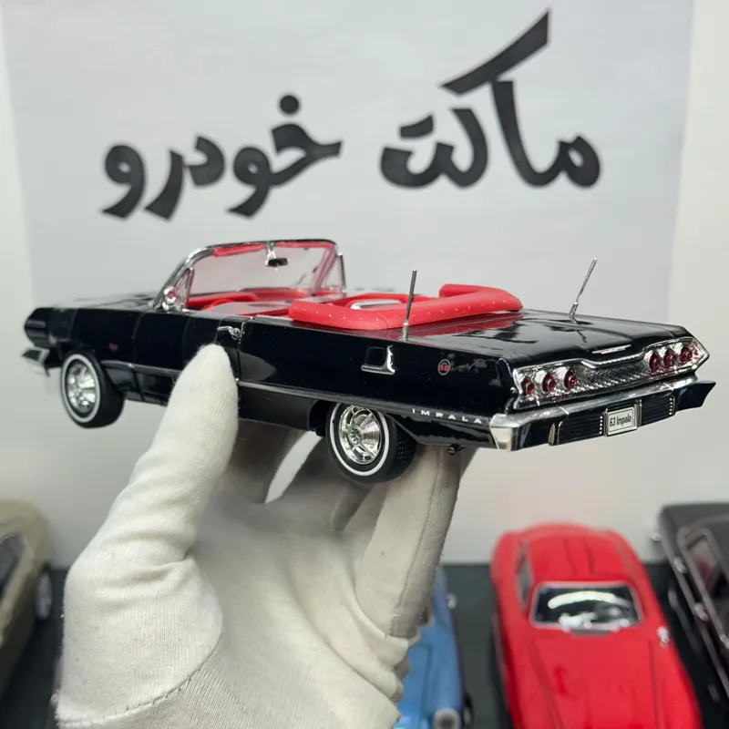 ماکت شورولت ایمپالا 1963 ویلی مشکی