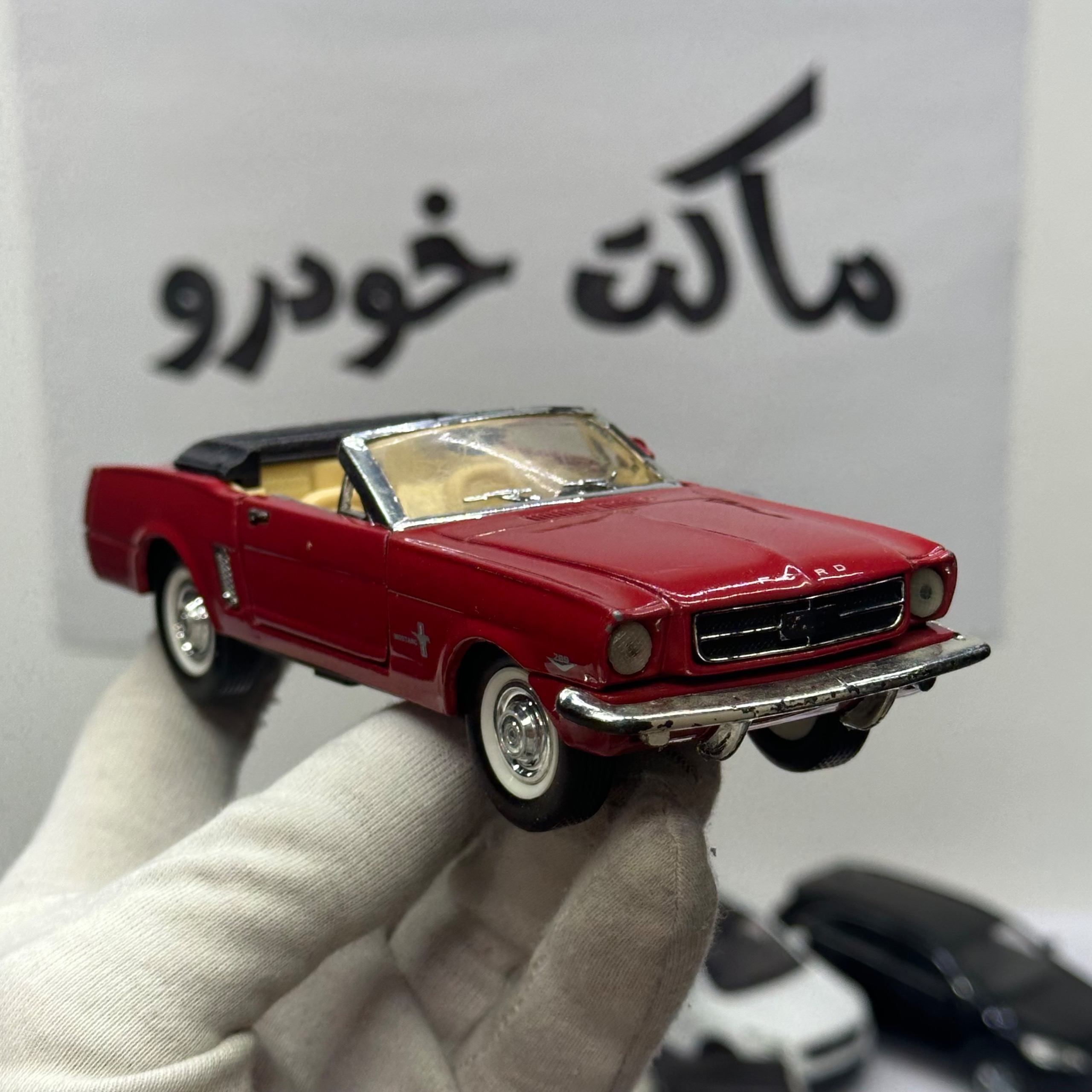 ماکت موستانگ زرشکی سانی ساید